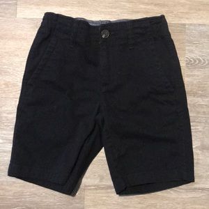 Arizona Boys size 8 black Flex chino shorts. Worn one time like new